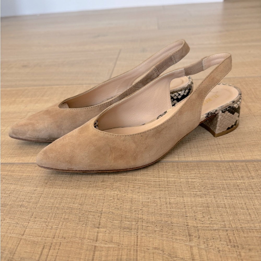Il Borgo Suede Slingbacks
